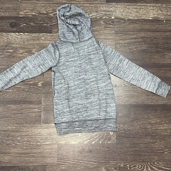 Girls Justice brand gray hooded sweatshirt size 8 - Picture 2 of 4